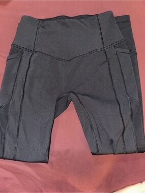 lululemon athletica black All the right places cropped leggings 22 inches